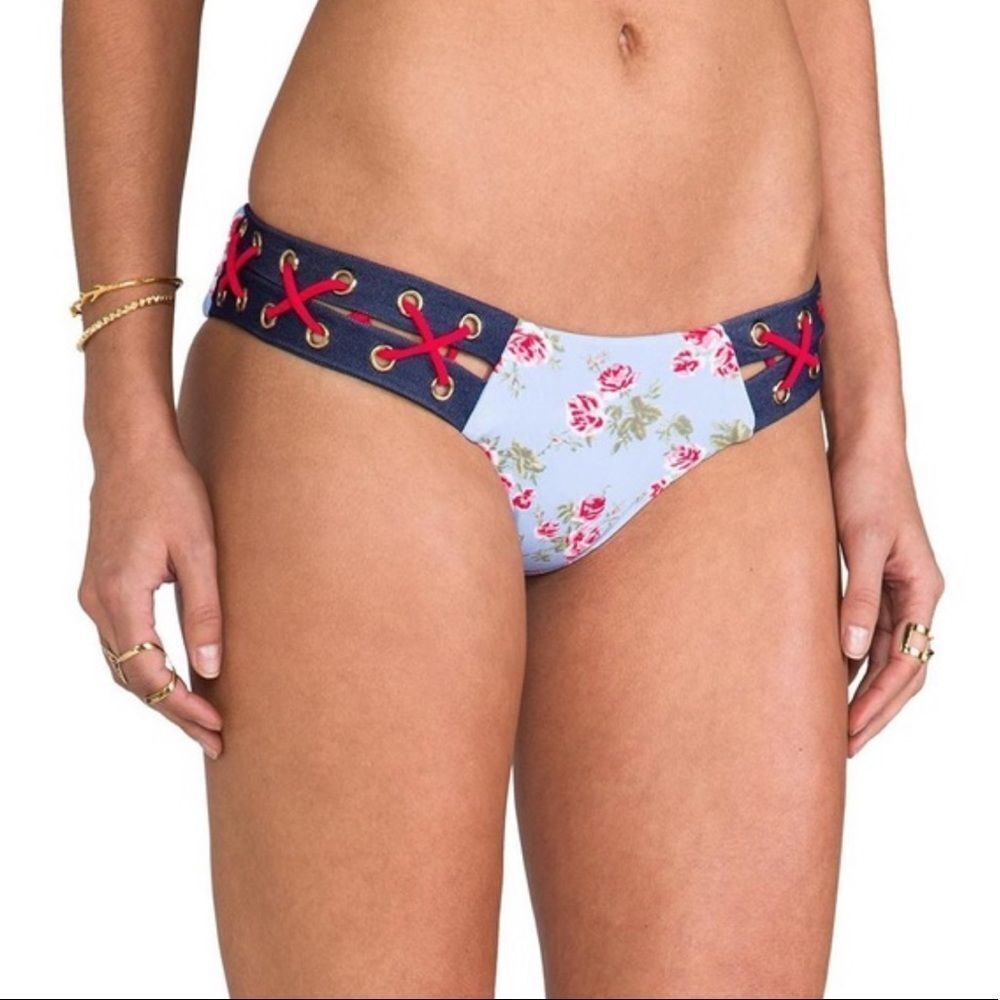 Beach Bunny Boots in the Park Floral Bikini‎ Bottom